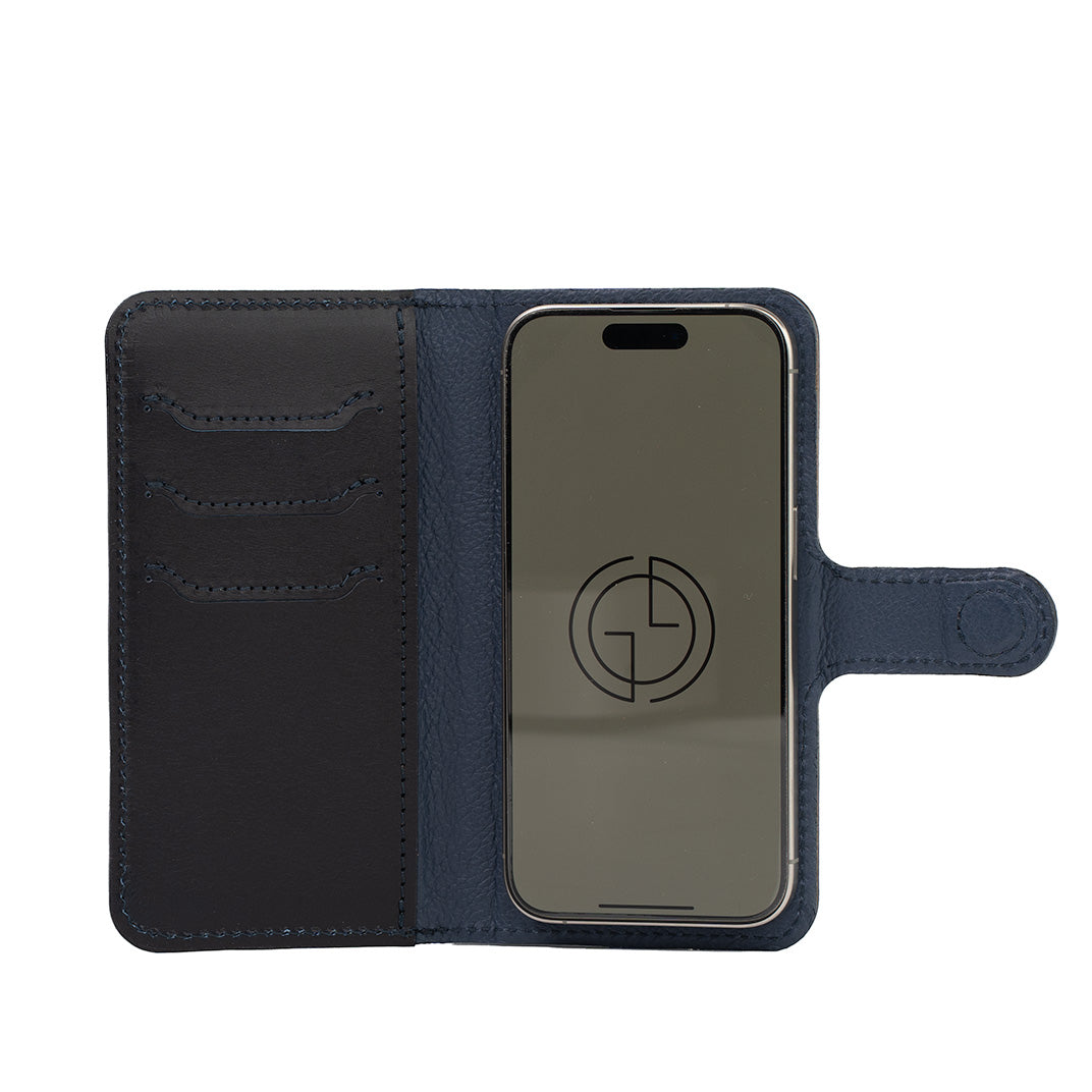 Leather Folio Case Wallet for iPhone 16 Series with MagSafe - Classic 4.0