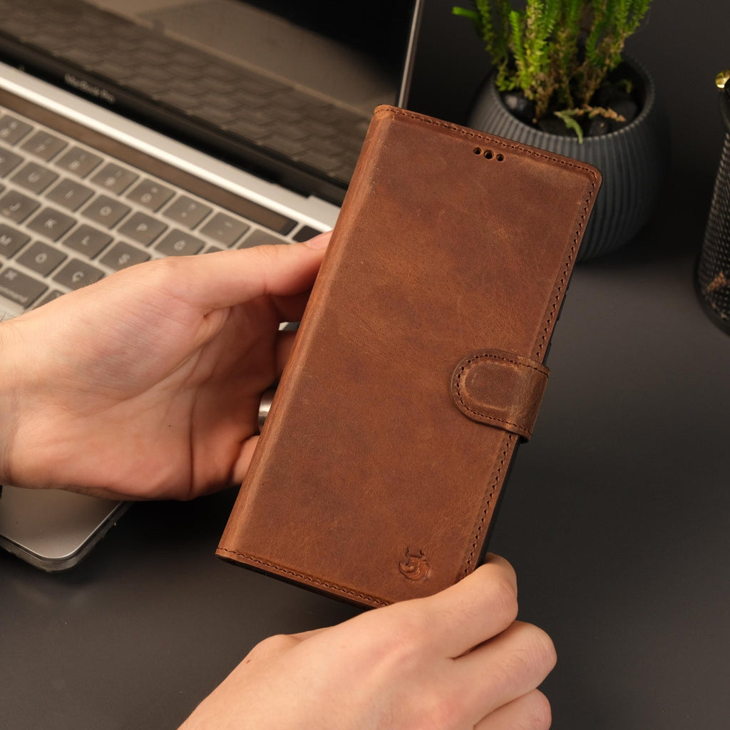 Leather Samsung Galaxy S25 Ultra Wallet Case | Buffalo
