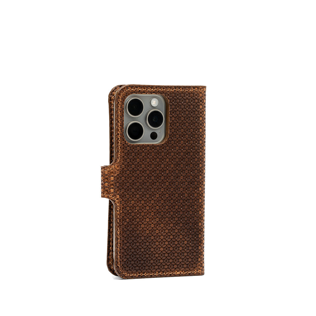 Leather Folio Case Wallet for iPhone 16 Series with MagSafe - Classic 4.0